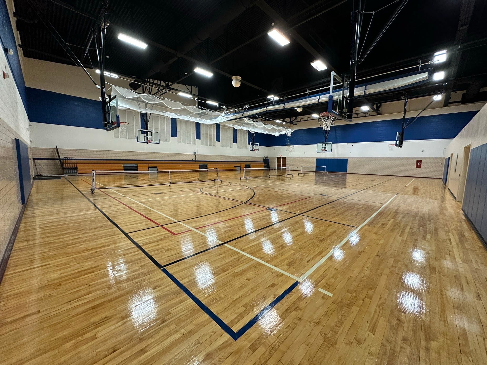 The Gym & Star Theatre at Eagles Point pickleball courts