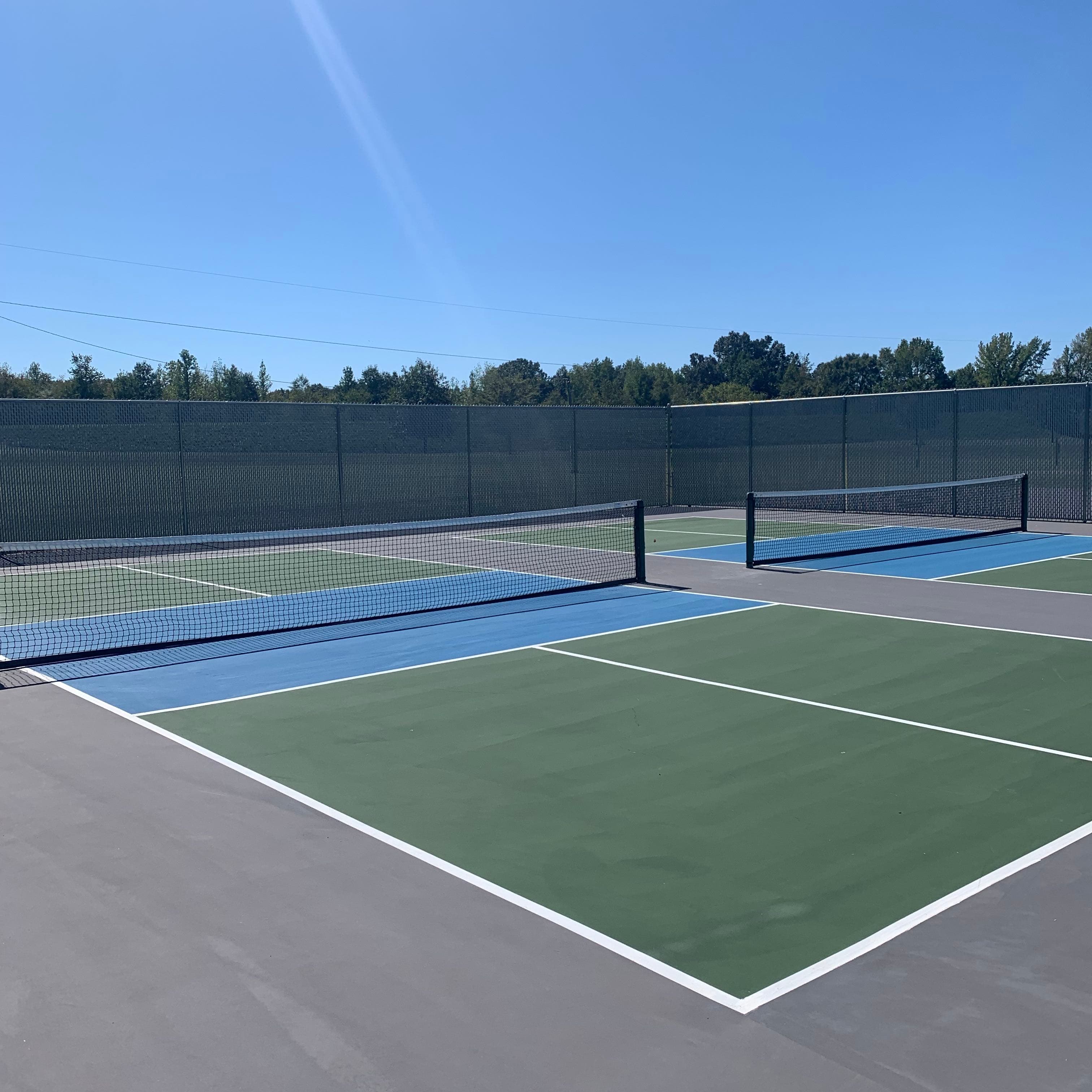 Newark Ar City Park pickleball courts