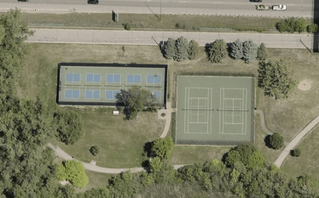 Rosland Park pickleball courts