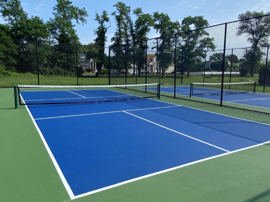 West Harbor beach pickleball courts