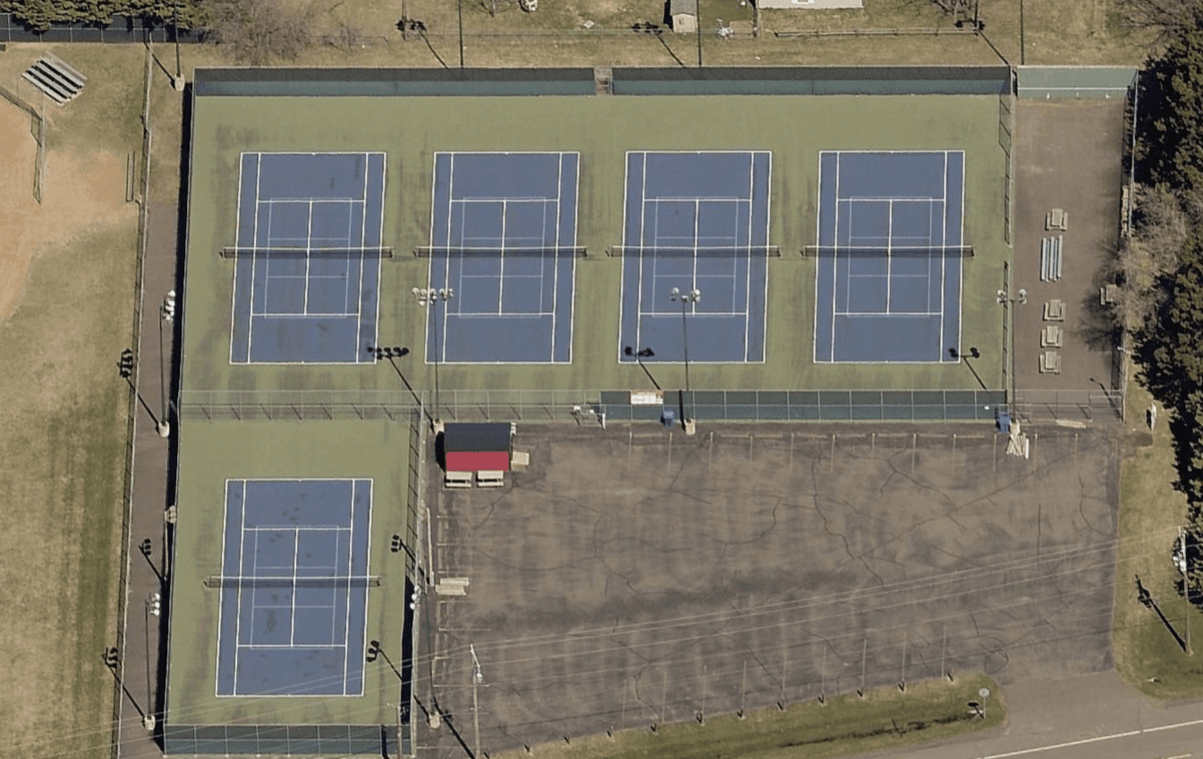 Aitkin High School Tennis Courts pickleball courts