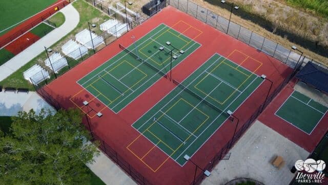 Iberville Parish Park and Recreation pickleball courts