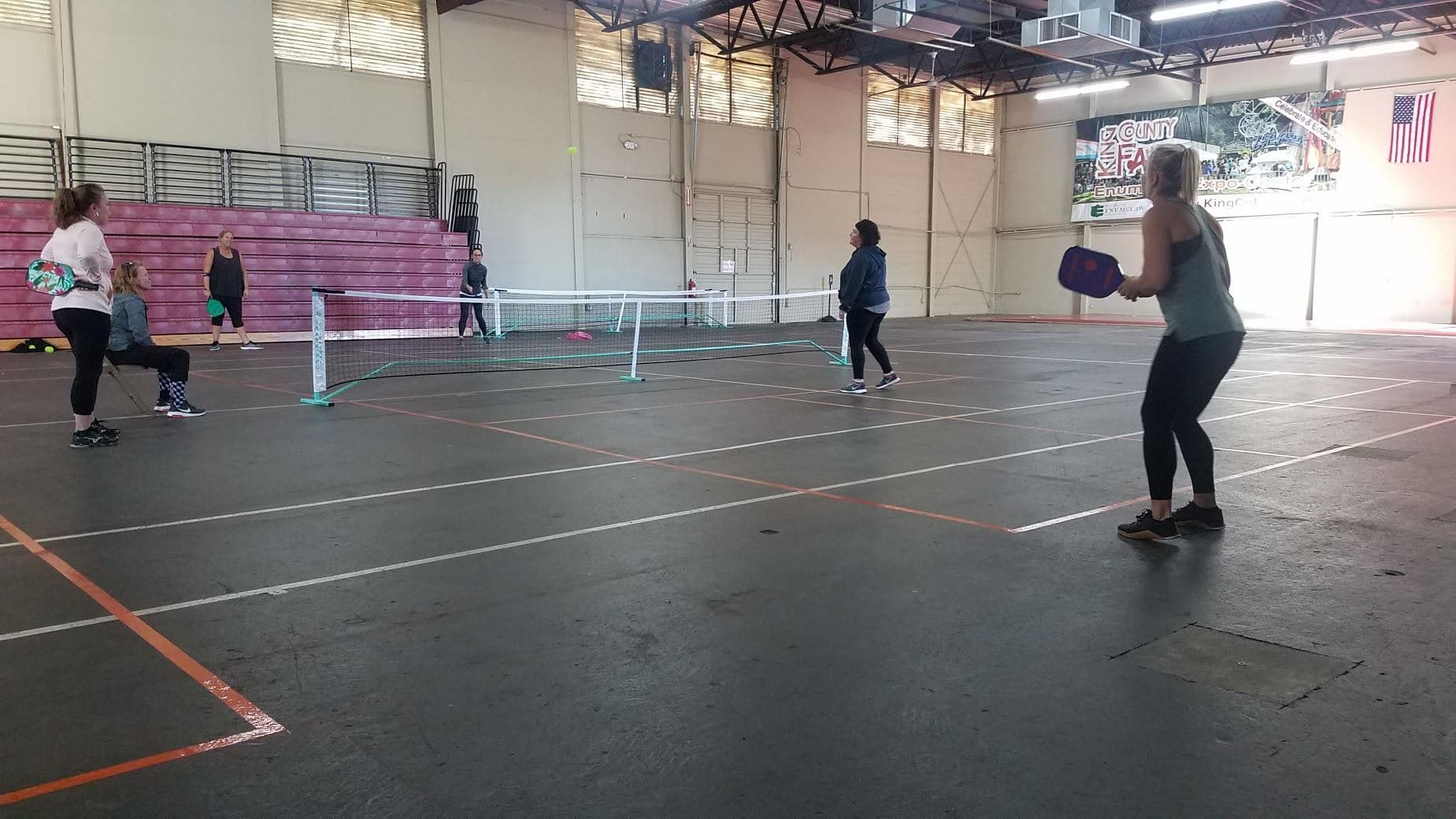 Enumclaw Expo Center Activities Hall pickleball courts