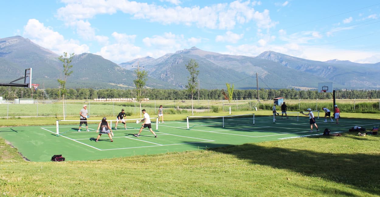 Lewis and Clark Park in Stevensville, MT 59870 pickleball courts