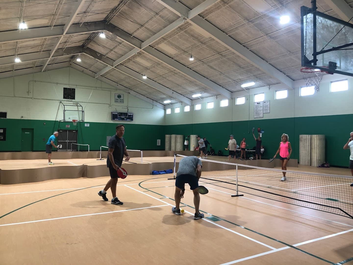 Thomas Hogans Memorial Gym pickleball courts