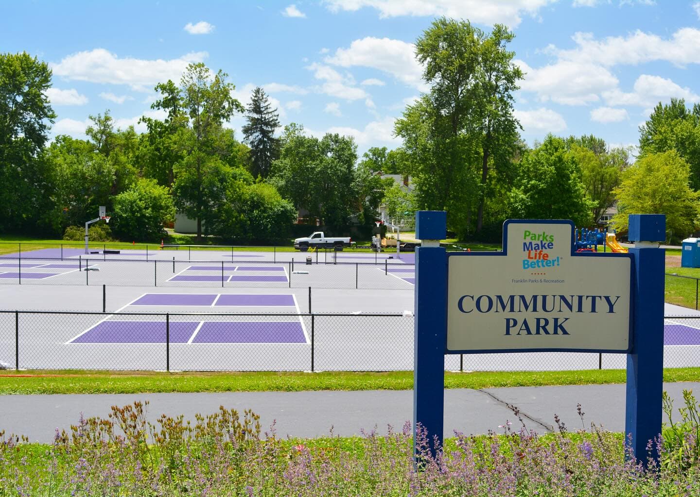 Community Park pickleball courts