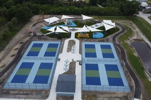 Northeast Park pickleball courts
