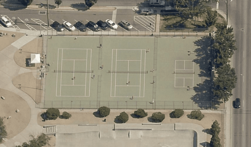 Burgess Park pickleball courts