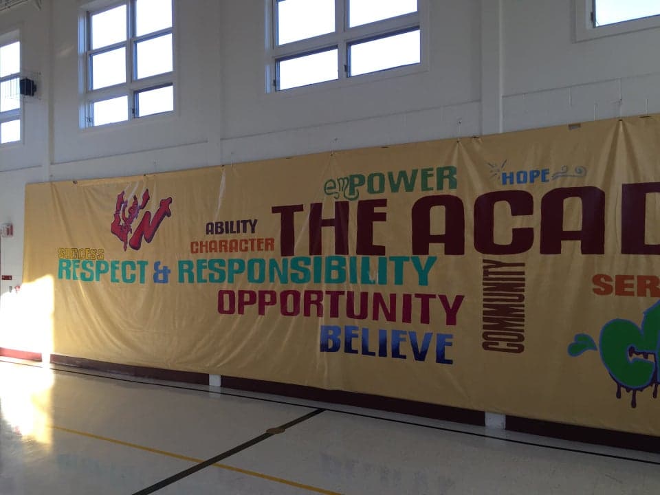 Milford  Academy pickleball courts