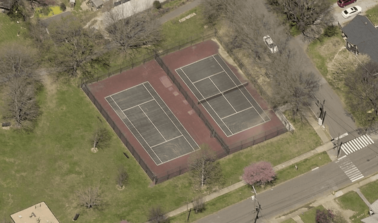 Edgewood Park pickleball courts