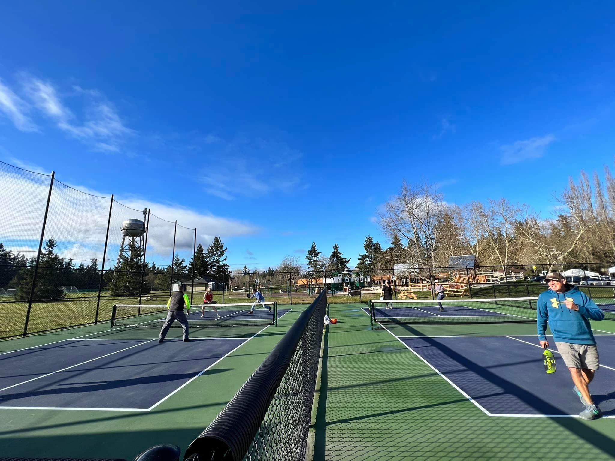 Milton Township Park pickleball courts