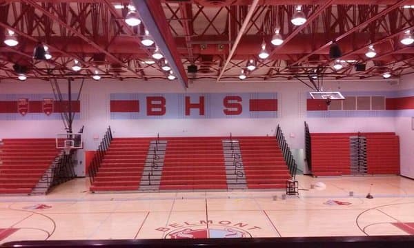 Belmont School Gym pickleball courts