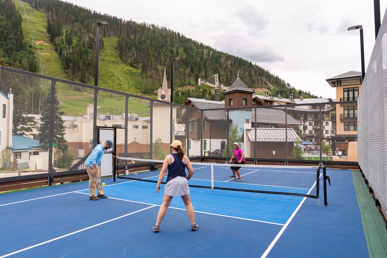 Taos Ski Valley pickleball courts