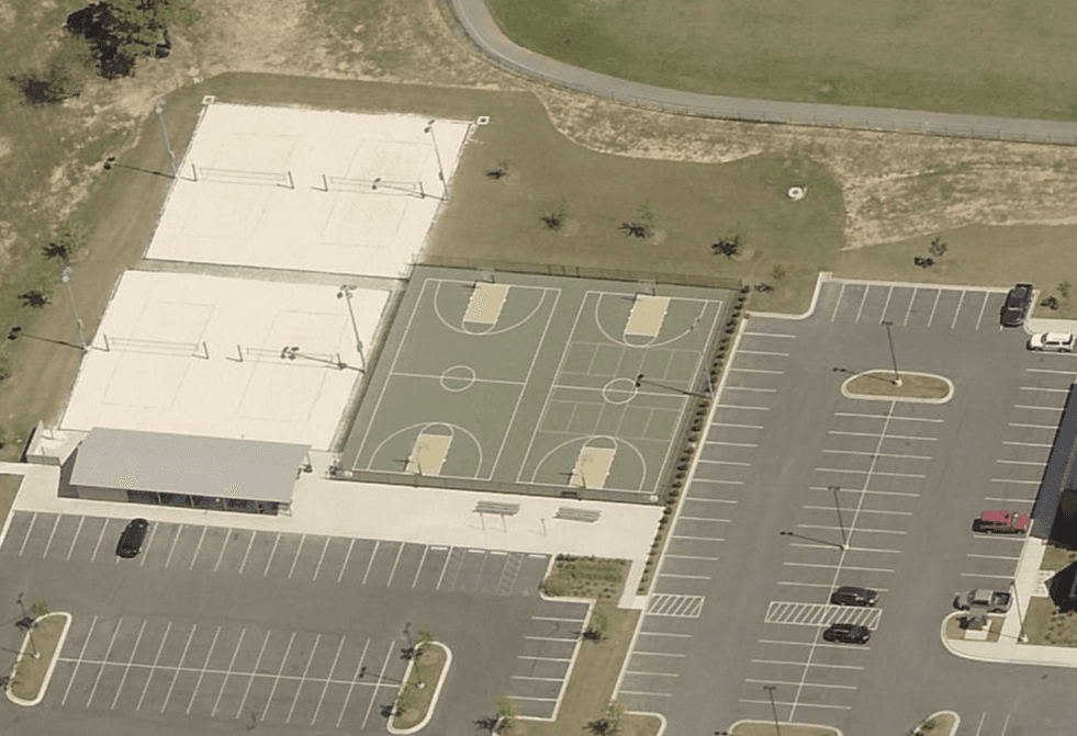 Pelham City Park pickleball courts