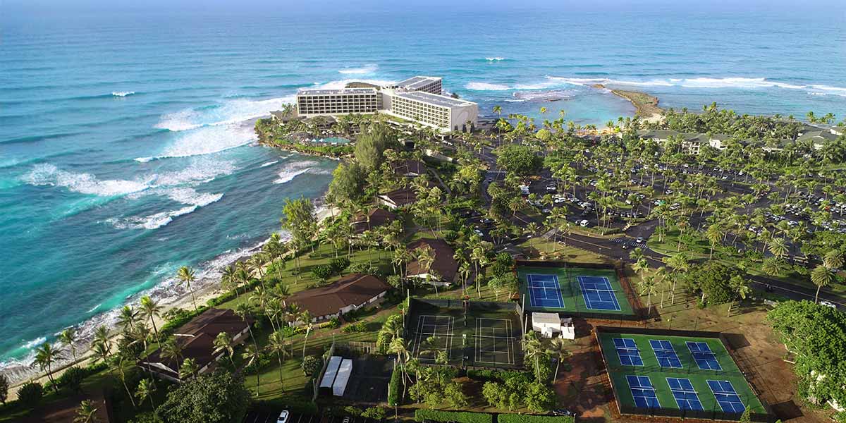 Turtle Bay Resort pickleball courts