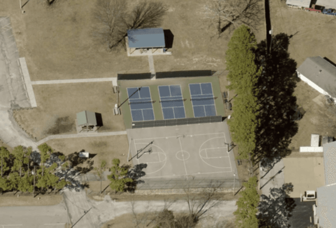 High Ridge Civic Center pickleball courts