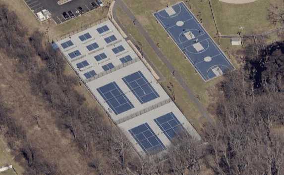 Wolcott Park pickleball courts
