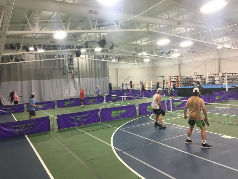 The Beacon Resource Center pickleball courts
