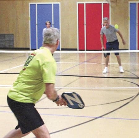 Pine City Elementary School pickleball courts