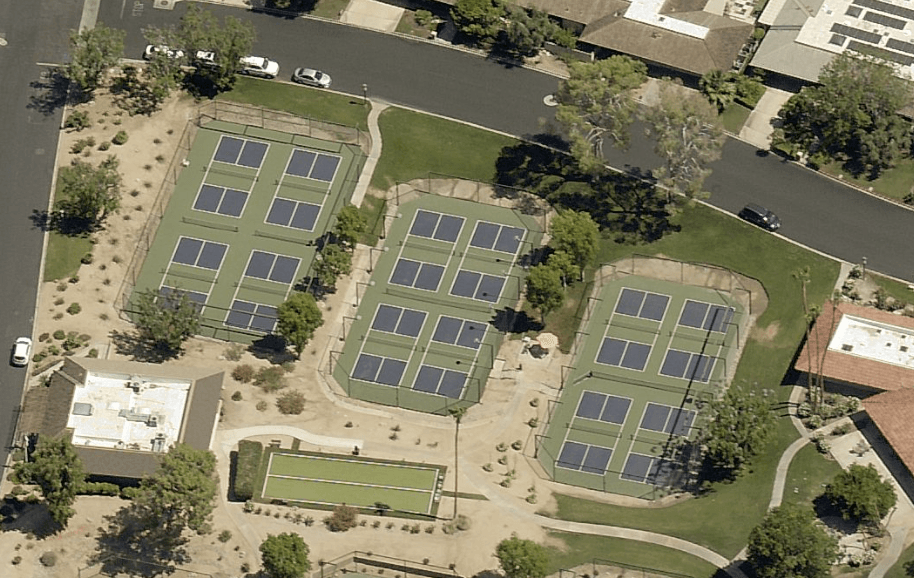 The Springs Country Club pickleball courts