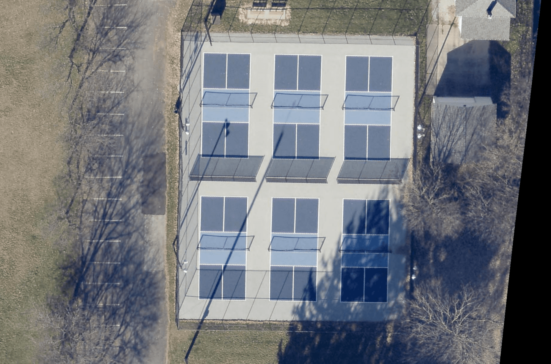 Edgewood Park pickleball courts