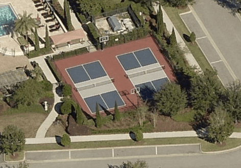 Encore Oasis Club pickleball courts