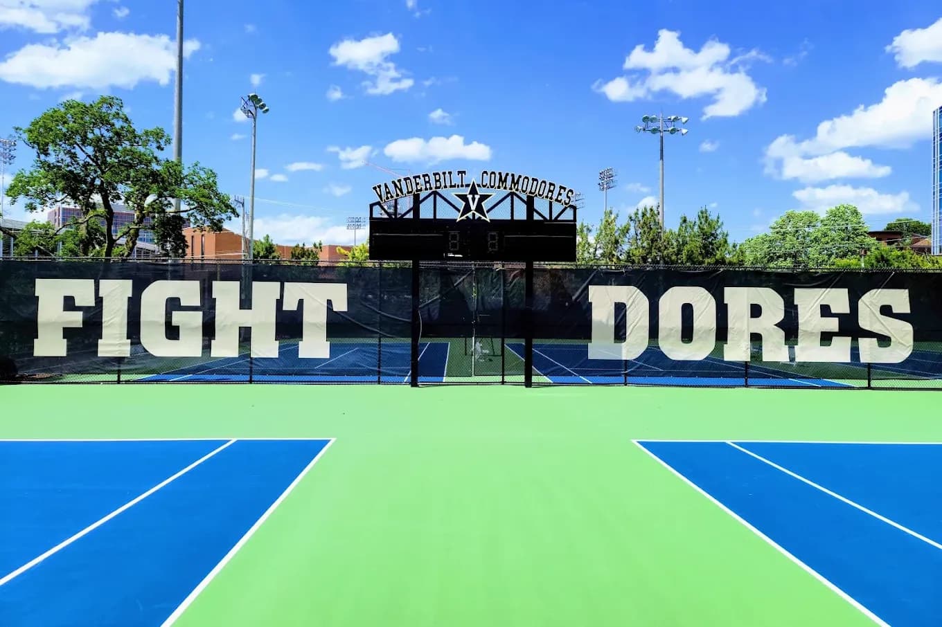 Vanderbilt University Lummis Tennis Center pickleball courts
