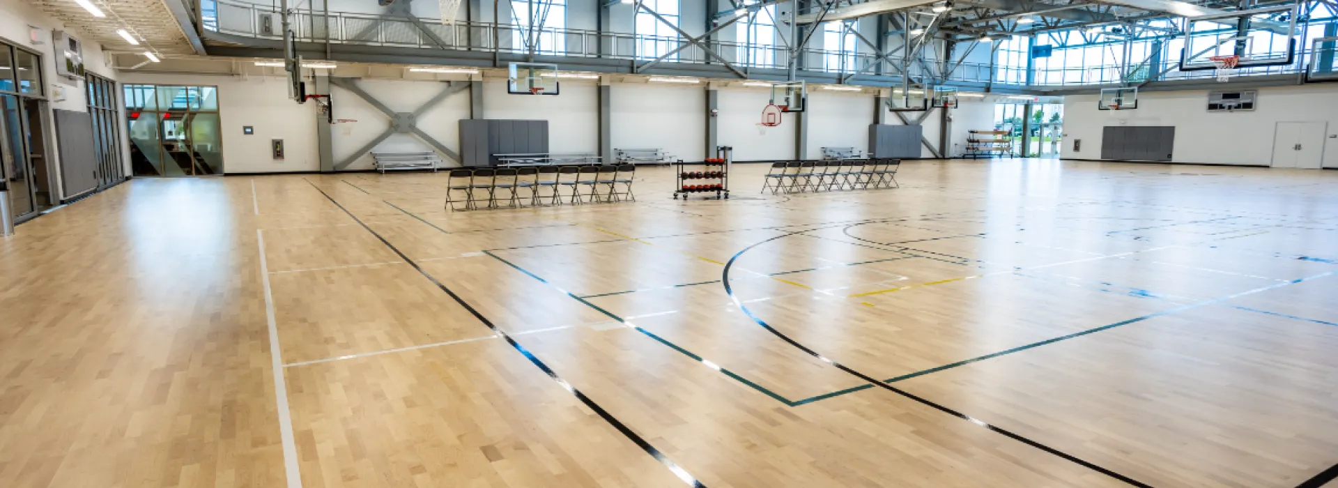 Bloomington-Normal YMCA pickleball courts
