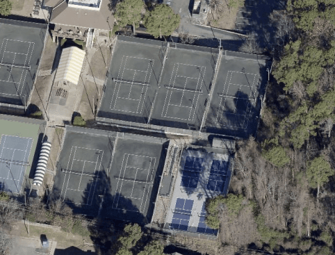 Little Rock Racquet Club pickleball courts