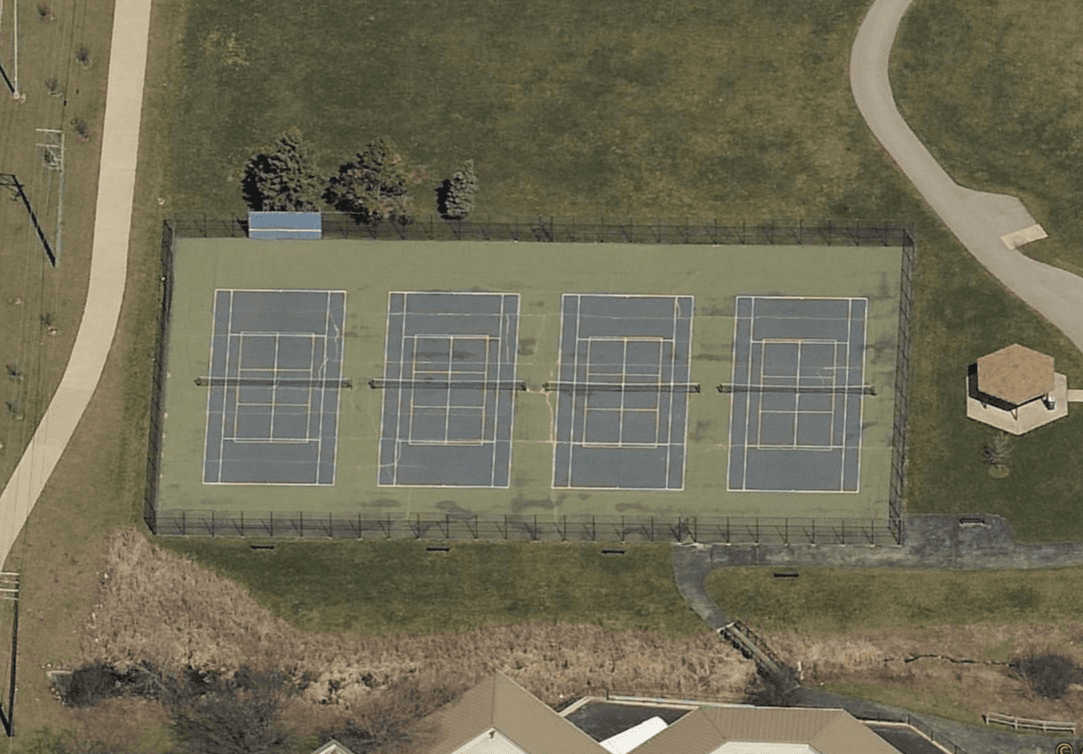 Addison Centennial Park pickleball courts