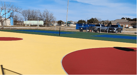 Blue Mound Community Center pickleball courts