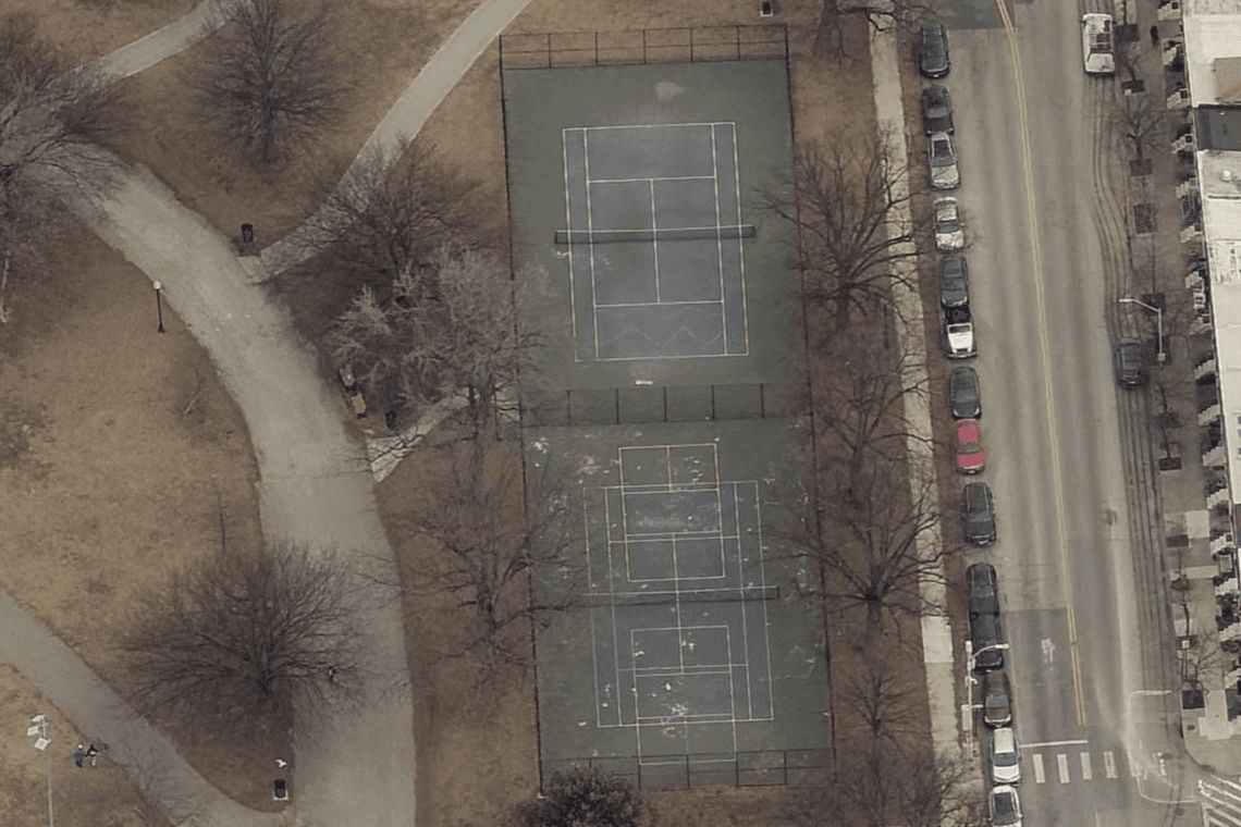 Patterson Park Tennis Courts pickleball courts