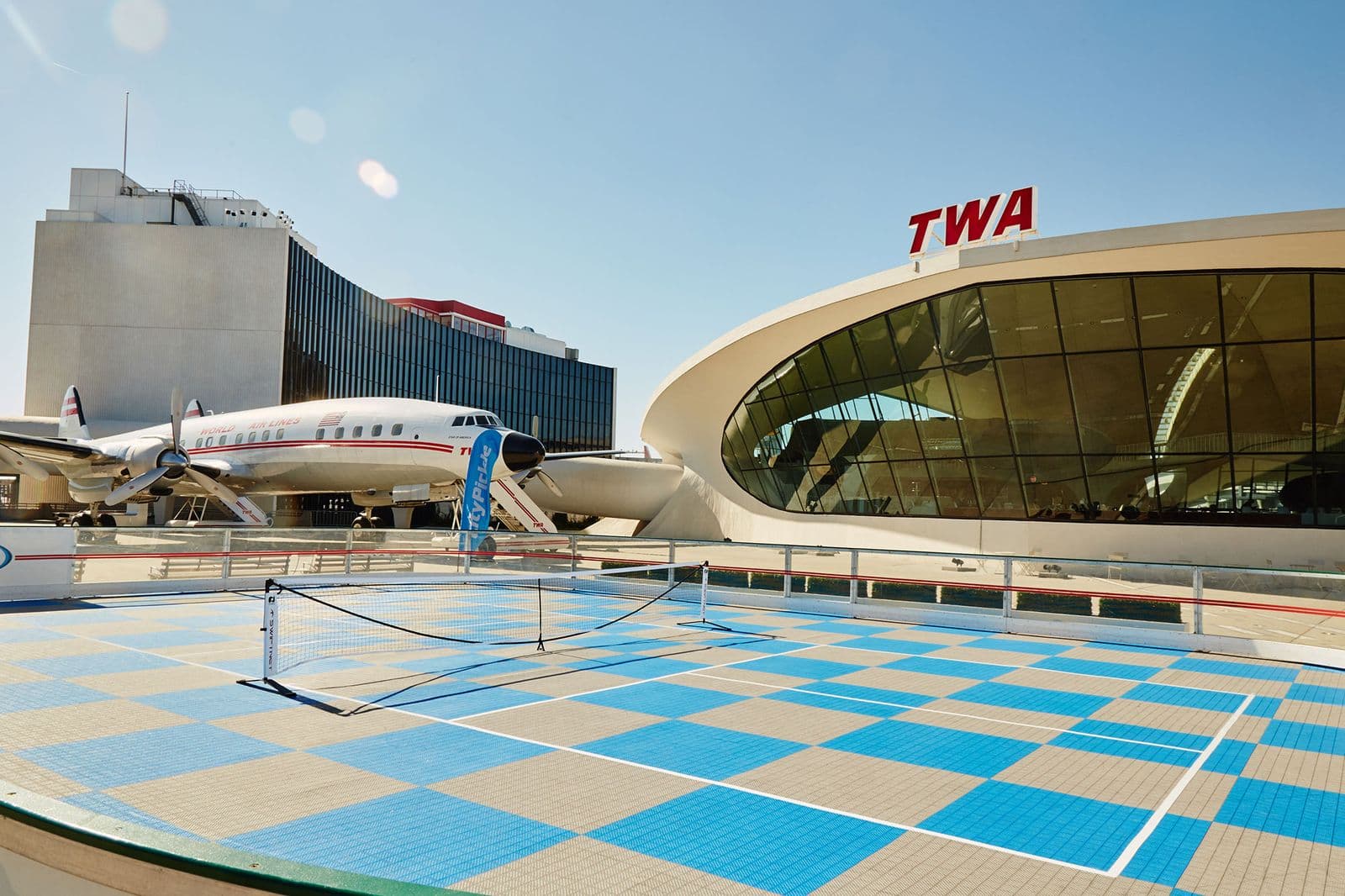 CityPickle at TWA Hotel pickleball courts