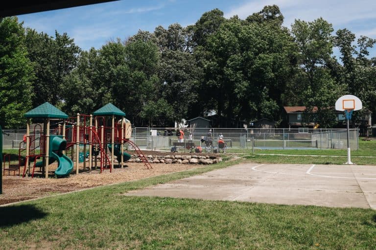 Sawmill Park Arnolds Park Iowa pickleball courts
