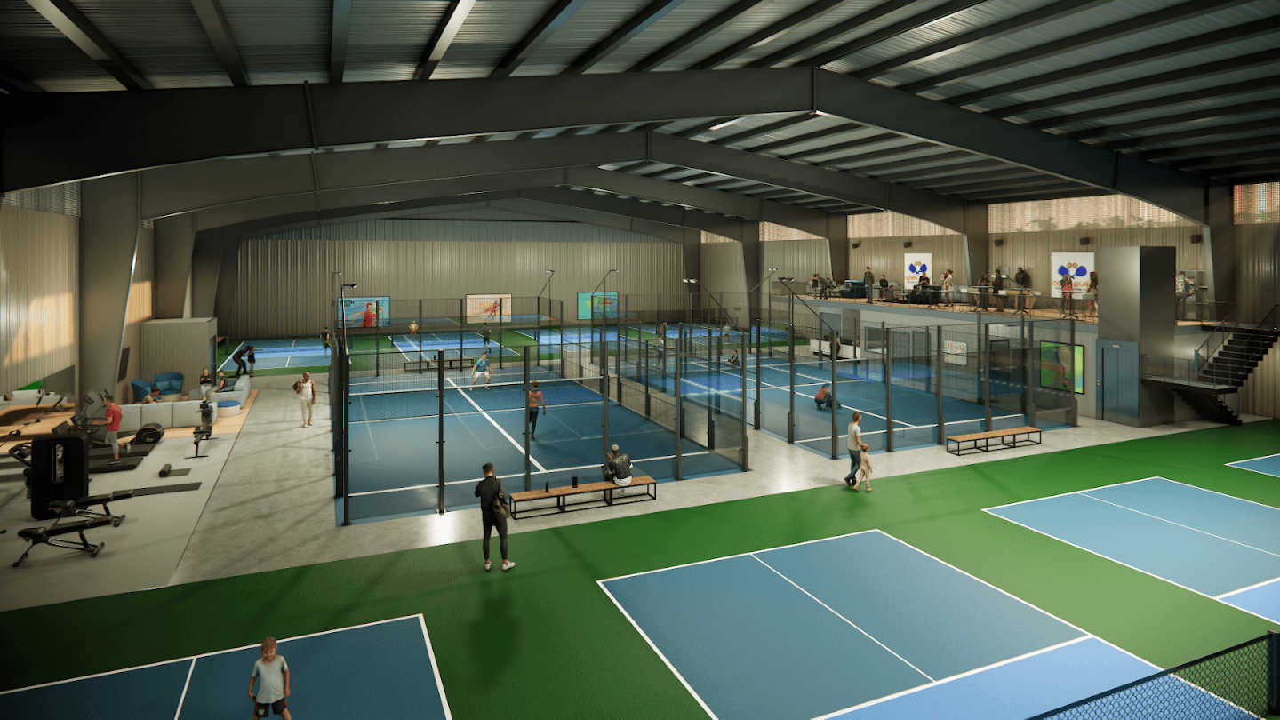 Open Play Pickleball and Padel Club pickleball courts