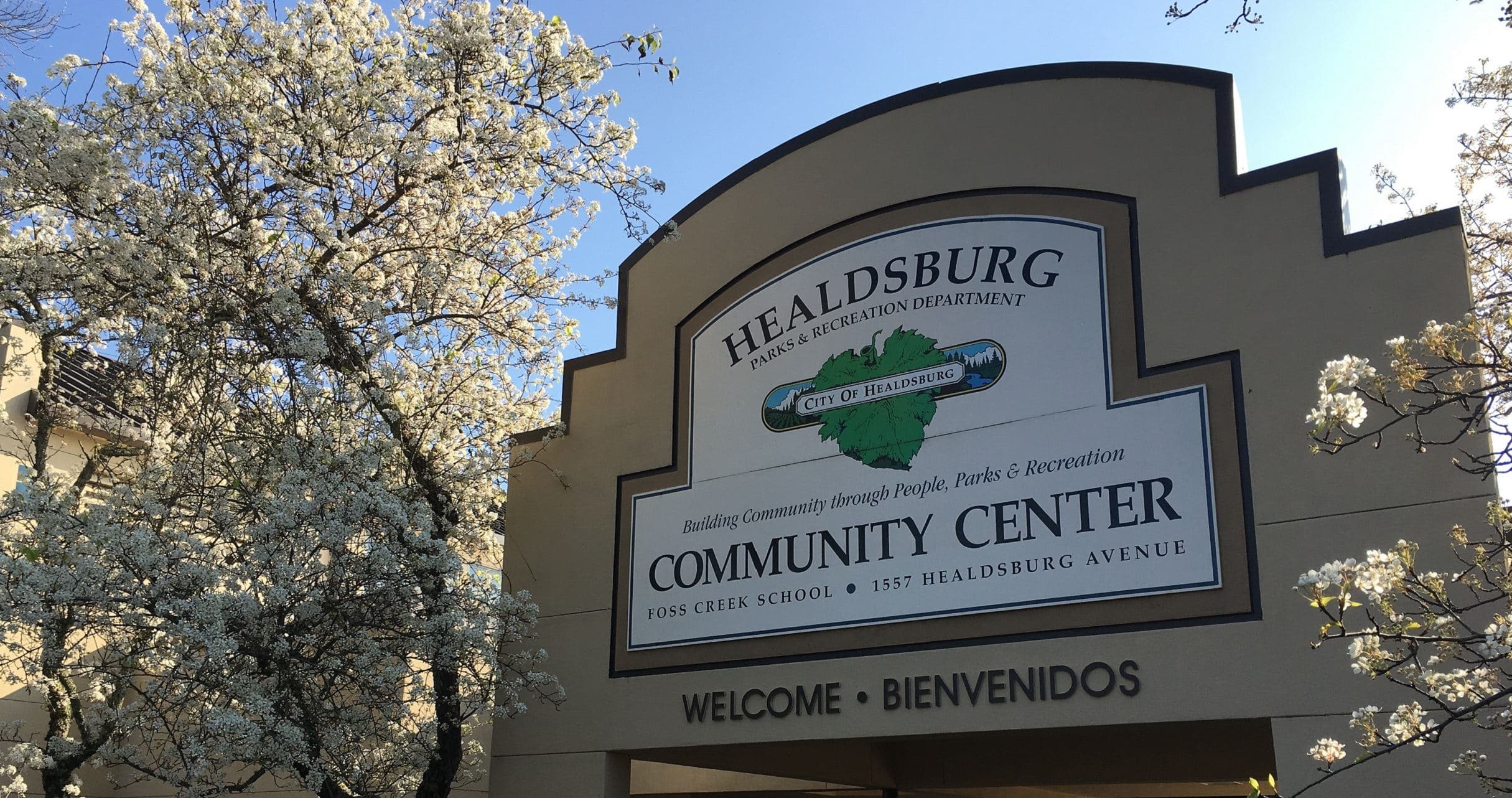 Healdsburg Community Center pickleball courts