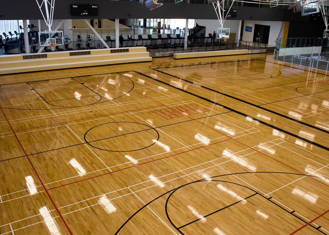 UMSL Recreation and Wellness Center pickleball courts