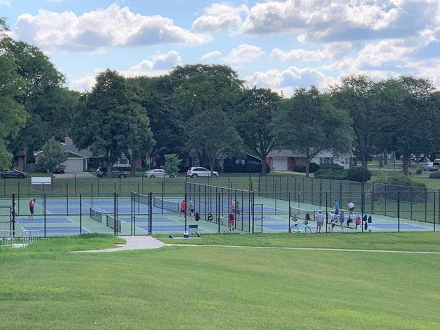 Green Slopes Park pickleball courts