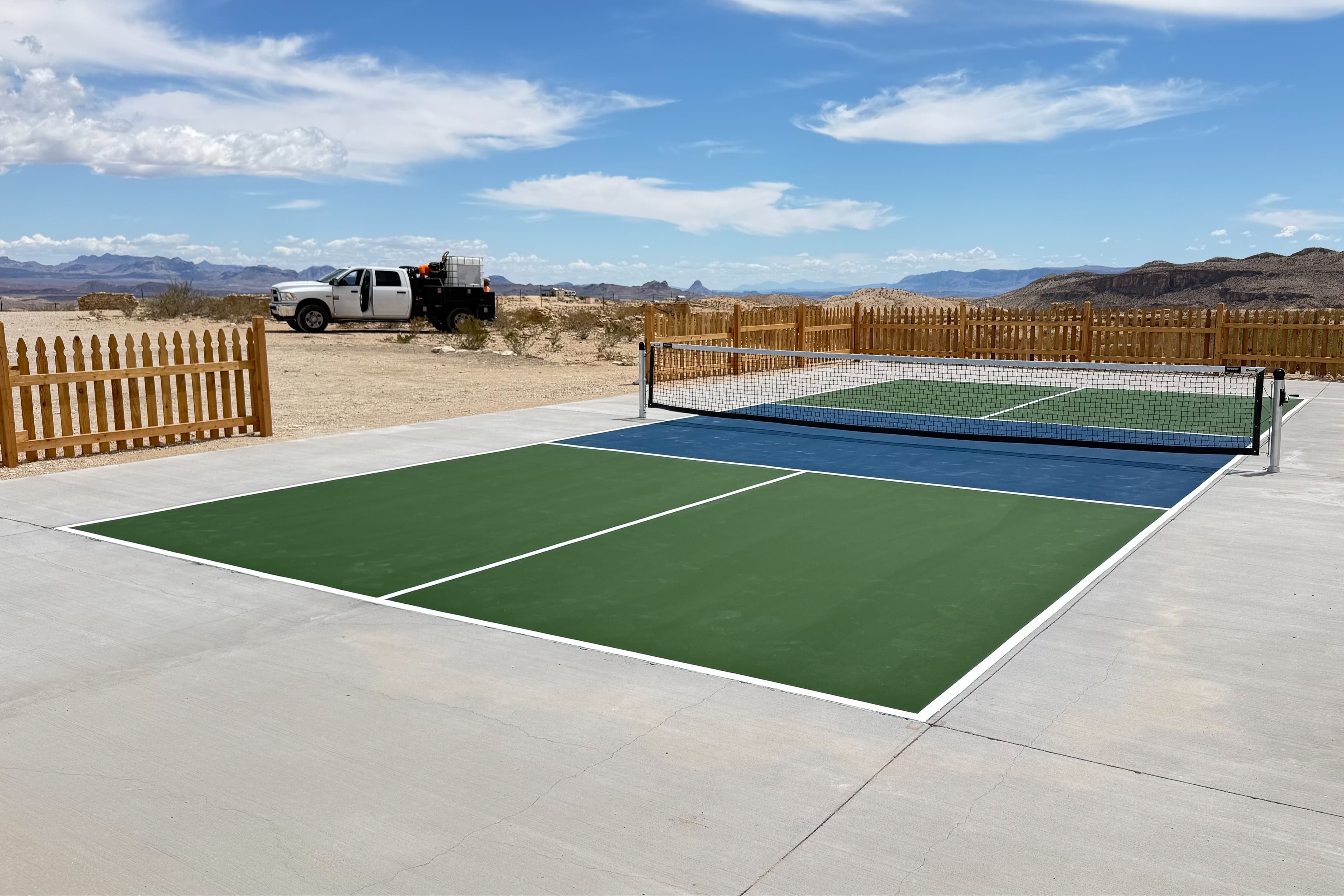 Terlingua Ghost Town pickleball courts