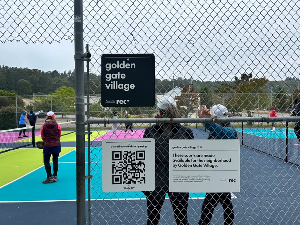 Rec Golden Gate Village pickleball courts