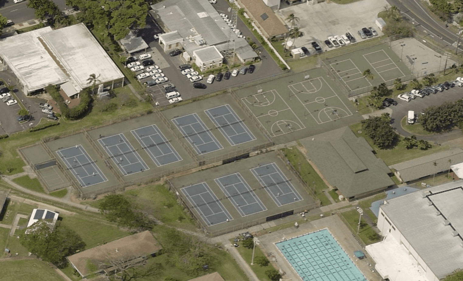 Kailua District Park pickleball courts