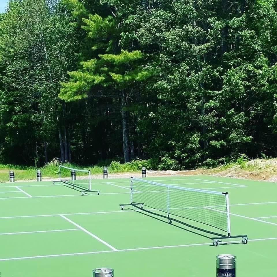 Funky Bow Brewery pickleball courts