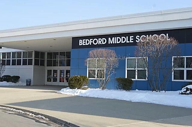 Bedford Middle School pickleball courts
