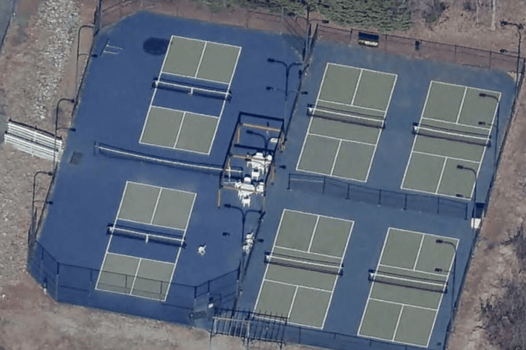 Prosperity Athletic Club pickleball courts