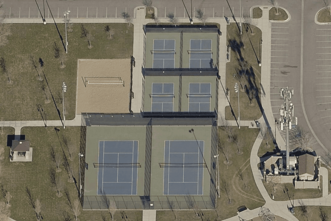 Riverton City Park pickleball courts