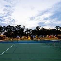 The Emily Ann Theatre pickleball courts
