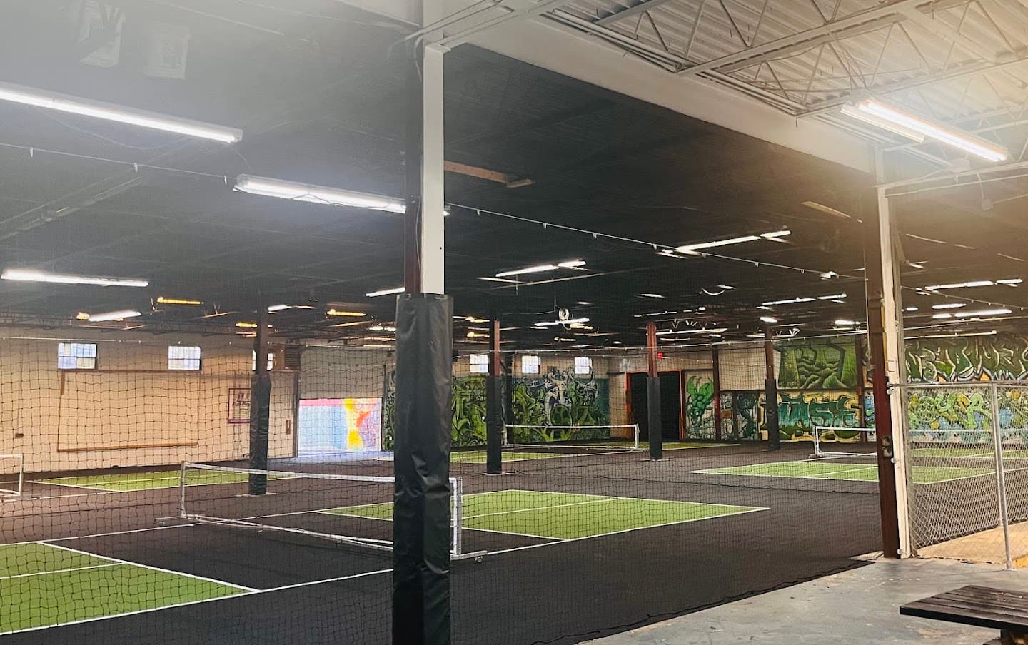 The Pickleball Warehouse pickleball courts