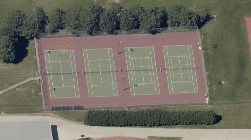 Northwestern College pickleball courts