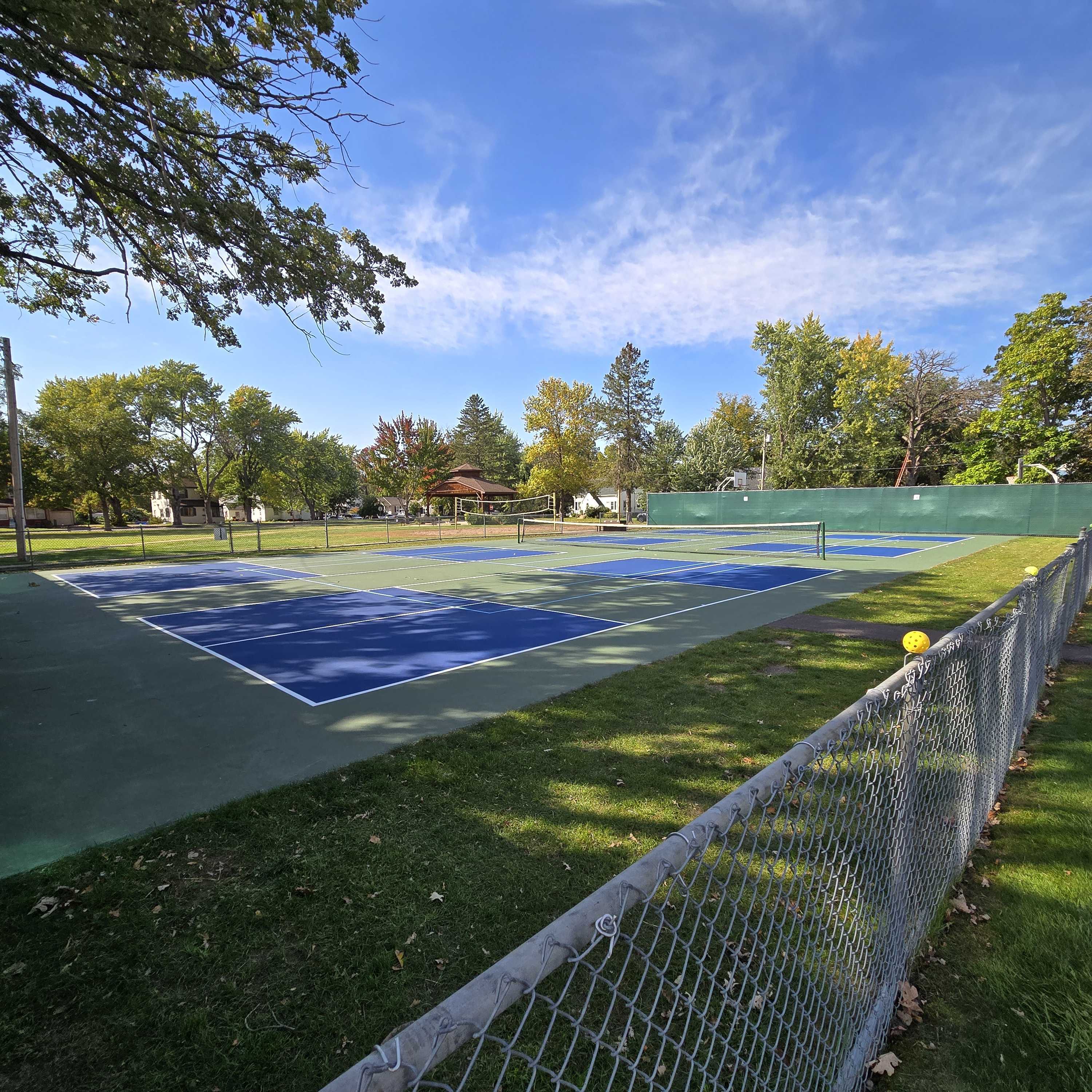 Library Park pickleball courts