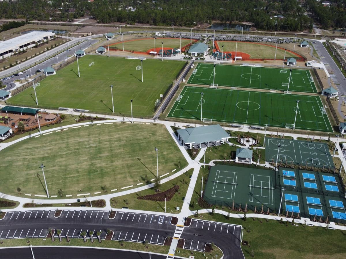 Corkscrew Island pickleball courts